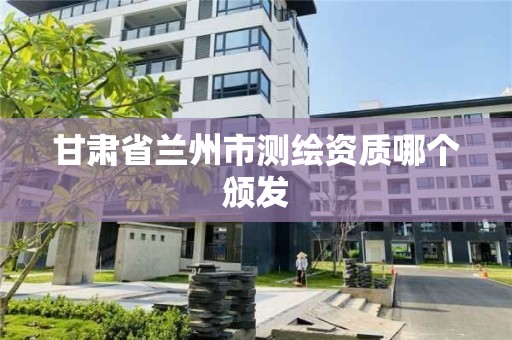 甘肃省兰州市测绘资质哪个颁发