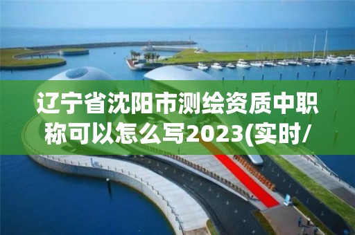 辽宁省沈阳市测绘资质中职称可以怎么写2023(实时/更新中)