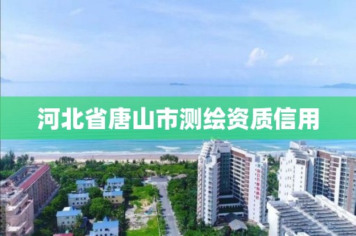 河北省唐山市测绘资质信用