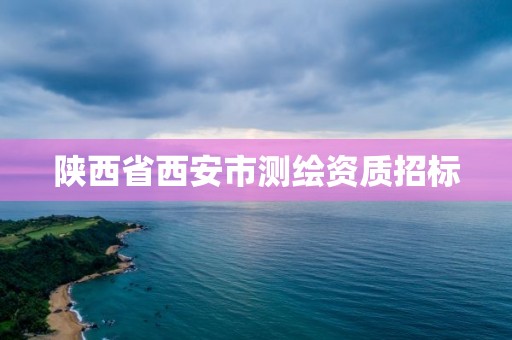 陕西省西安市测绘资质招标