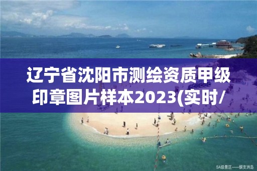 辽宁省沈阳市测绘资质甲级印章图片样本2023(实时/更新中)