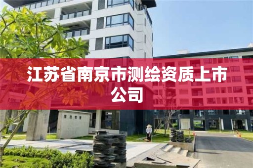 江苏省南京市测绘资质上市公司