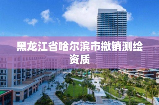 黑龙江省哈尔滨市撤销测绘资质