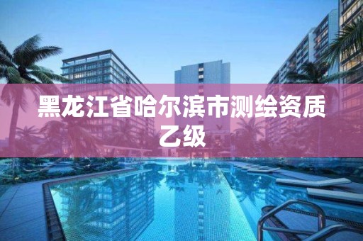 黑龙江省哈尔滨市测绘资质乙级