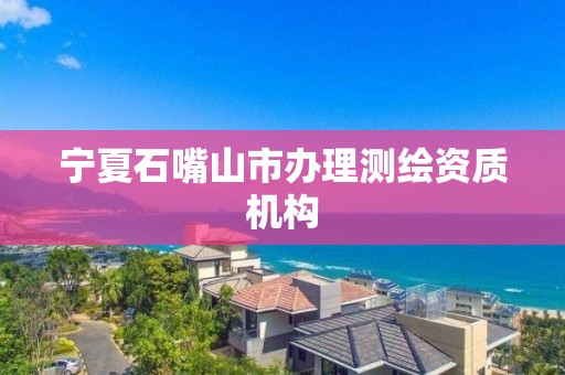 宁夏石嘴山市办理测绘资质机构