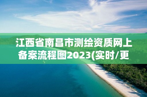 江西省南昌市测绘资质网上备案流程图2023(实时/更新中)