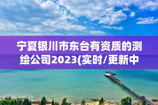 宁夏银川市东台有资质的测绘公司2023(实时/更新中)