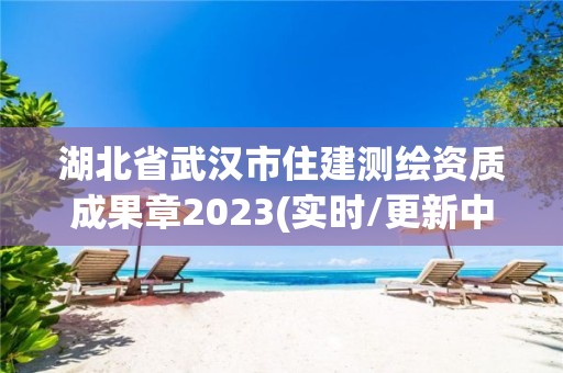 湖北省武汉市住建测绘资质成果章2023(实时/更新中)