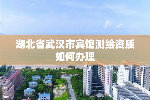 湖北省武汉市宾馆测绘资质如何办理