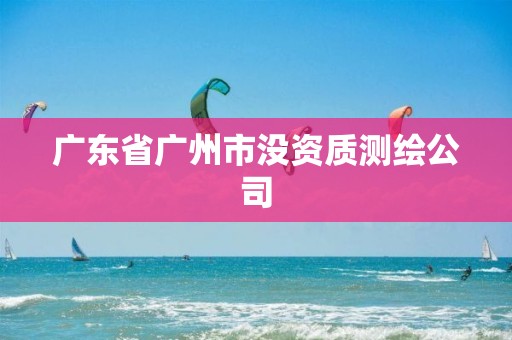 广东省广州市没资质测绘公司