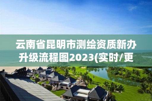 云南省昆明市测绘资质新办升级流程图2023(实时/更新中)