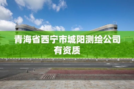 青海省西宁市城阳测绘公司有资质