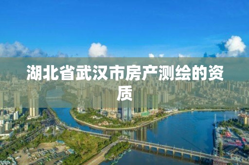 湖北省武汉市房产测绘的资质