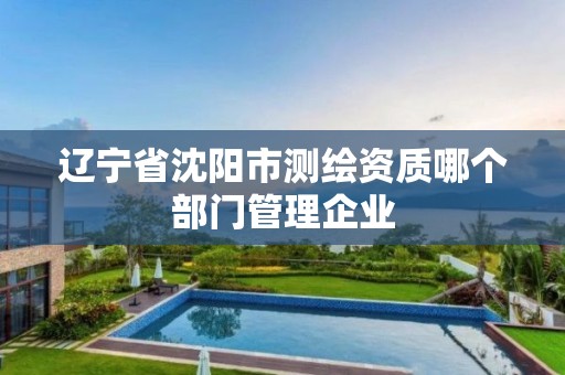 辽宁省沈阳市测绘资质哪个部门管理企业