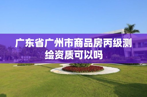 广东省广州市商品房丙级测绘资质可以吗