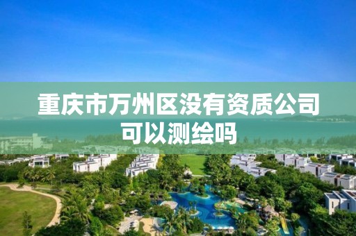 重庆市万州区没有资质公司可以测绘吗