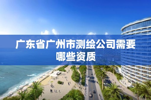 广东省广州市测绘公司需要哪些资质