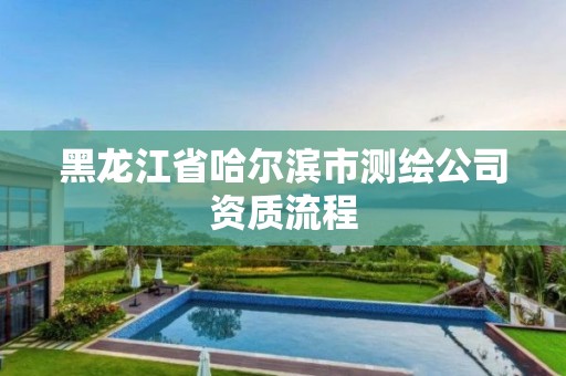 黑龙江省哈尔滨市测绘公司资质流程