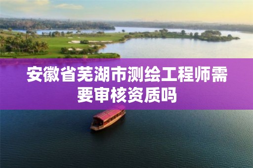 安徽省芜湖市测绘工程师需要审核资质吗