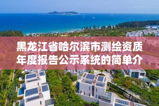 黑龙江省哈尔滨市测绘资质年度报告公示系统的简单介绍