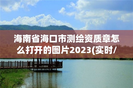 海南省海口市测绘资质章怎么打开的图片2023(实时/更新中)