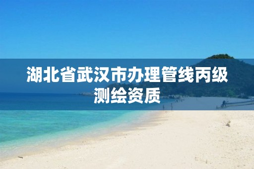 湖北省武汉市办理管线丙级测绘资质