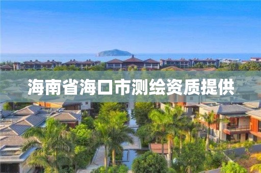 海南省海口市测绘资质提供