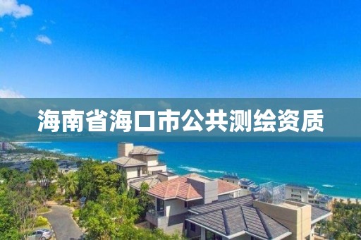 海南省海口市公共测绘资质