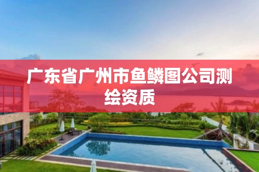 广东省广州市鱼鳞图公司测绘资质