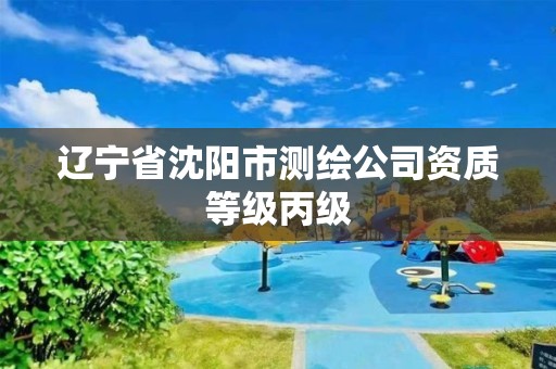 辽宁省沈阳市测绘公司资质等级丙级