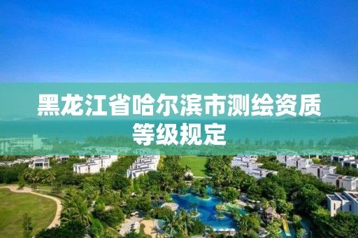 黑龙江省哈尔滨市测绘资质等级规定