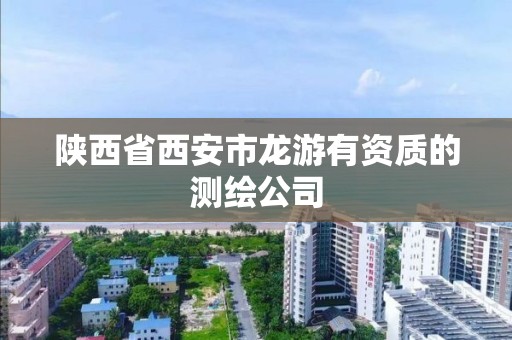 陕西省西安市龙游有资质的测绘公司