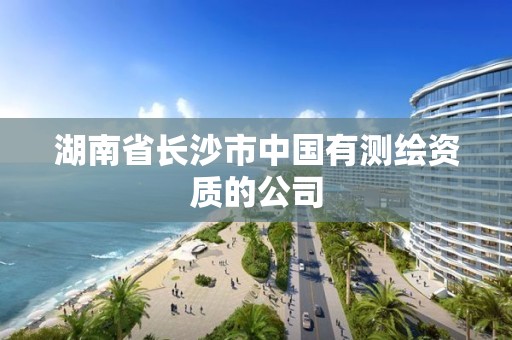 湖南省长沙市中国有测绘资质的公司