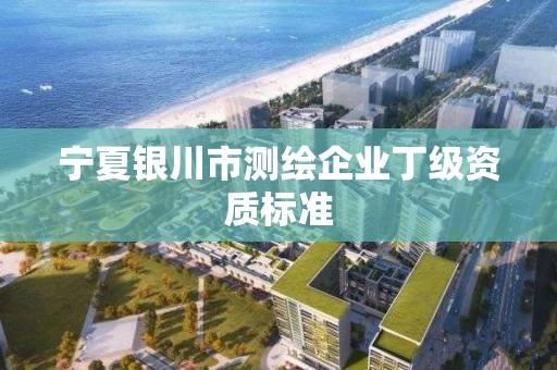 宁夏银川市测绘企业丁级资质标准