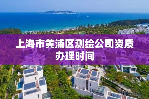 上海市黄浦区测绘公司资质办理时间