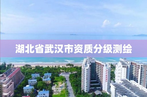 湖北省武汉市资质分级测绘