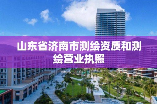 山东省济南市测绘资质和测绘营业执照