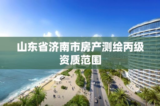 山东省济南市房产测绘丙级资质范围