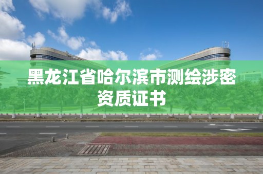 黑龙江省哈尔滨市测绘涉密资质证书