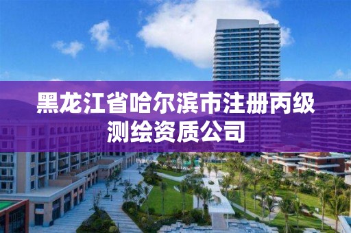 黑龙江省哈尔滨市注册丙级测绘资质公司