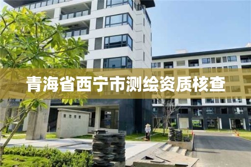 青海省西宁市测绘资质核查