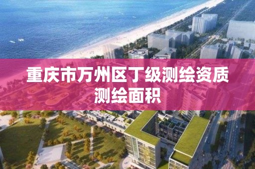 重庆市万州区丁级测绘资质测绘面积