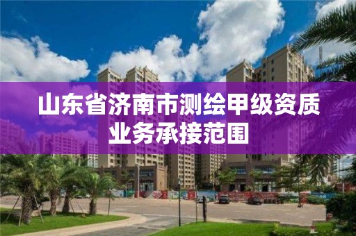 山东省济南市测绘甲级资质业务承接范围