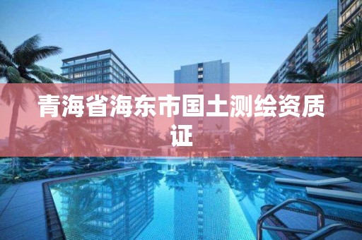 青海省海东市国土测绘资质证