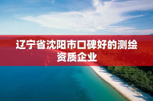 辽宁省沈阳市口碑好的测绘资质企业