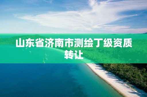 山东省济南市测绘丁级资质转让