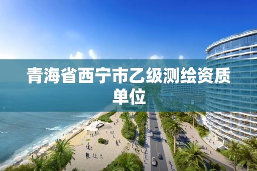 青海省西宁市乙级测绘资质单位