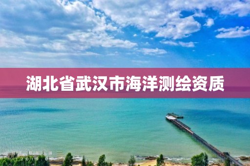 湖北省武汉市海洋测绘资质