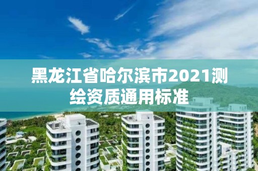 黑龙江省哈尔滨市2021测绘资质通用标准