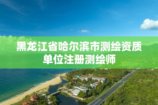 黑龙江省哈尔滨市测绘资质单位注册测绘师